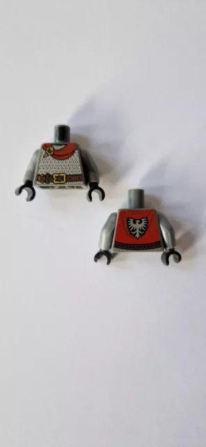 LEGO Castle Torso Armor ChainMail Red Falcon 973pb4742c01 Ritter Burg Rot Falken