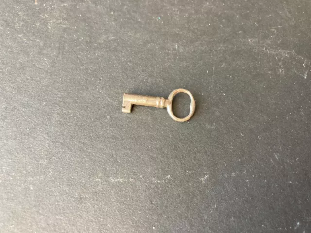 Very Small Antique Skeleton Key ~ 1  1/8" long, Padlock, Clock Case, Handcuffs ?