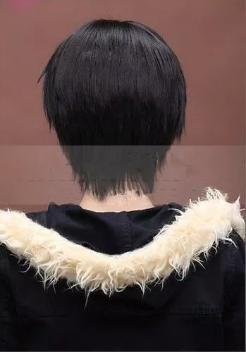 For Cosplay Izaya Orihara DuRaRaRa! DRRR!Black short Cosplay Party Hair+Wig Cap 3