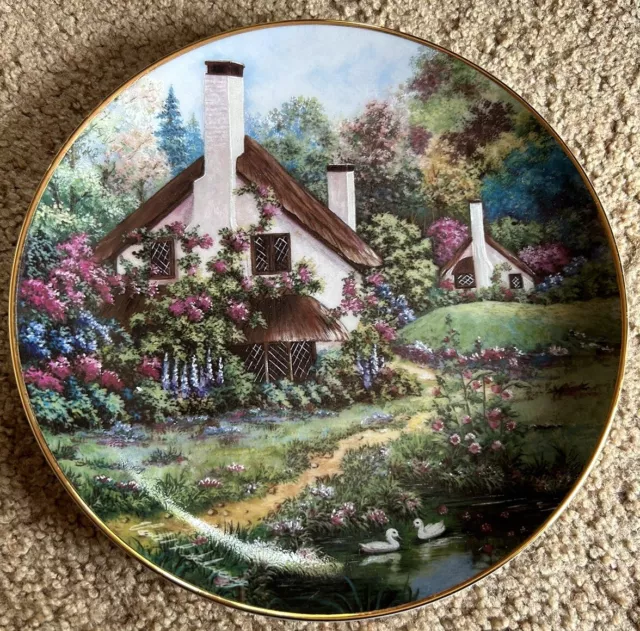 Franklin Mint A Cozy Glen Heirloom Collector’s Plate Ltd Ed Num G6872