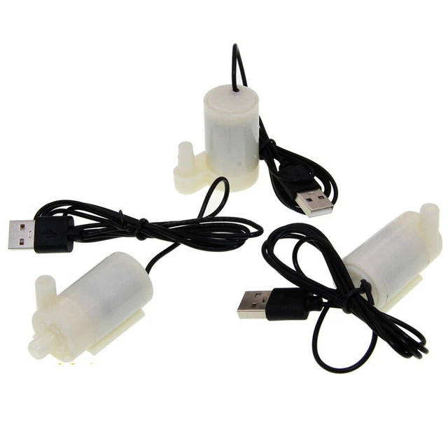 Pompa acqua USB - micro immersione mini per vasche pescherecci acquario pozzo DC motore Le