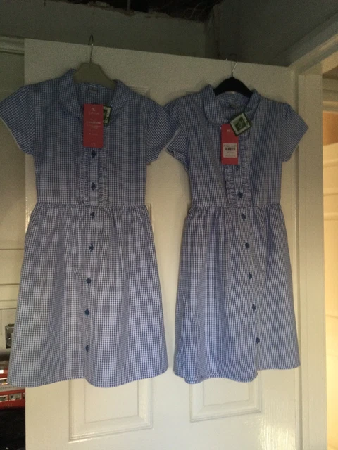 girls summer school dresses age 9/10 years bnwt