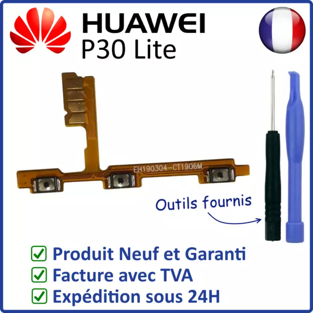 Nappe Interne Des Boutons Power On Off Et Volume + - Du Huawei P30 Lite