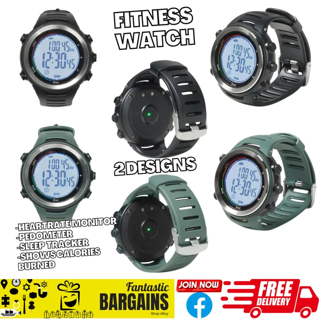 RELOJ INTELIGENTE CRIVIT monitor de frecuencia cardíaca Fitbit