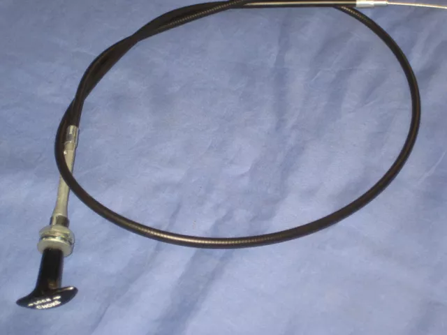 bhh2064  MGB ROADSTER  OR  GT T  PULL  CHOKE CABLE 1976 ON   rubber bumper F3