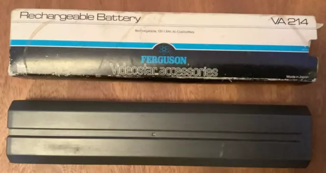 Ferguson Videostar VHS Video Recorder Accessories Rechargeable Battery V214