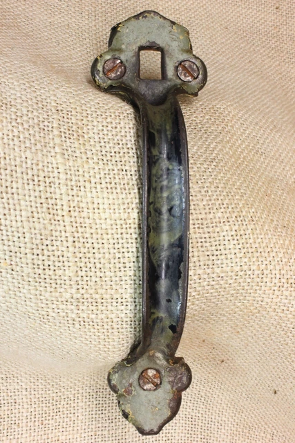 Old Thumb Latch Handle Screen Door Pull Barn Gate Vintage Rustic Paint 6 1/2”