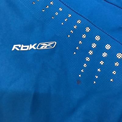VINTAGE Reebok Track giacca; Giacca Blu Activewear CON LOGO - 12 anni 3