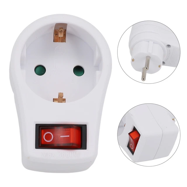 Ancien Système électrique Pour Lampe - Douille, Prise, Interrupteur - Fils Bleus - Occasion