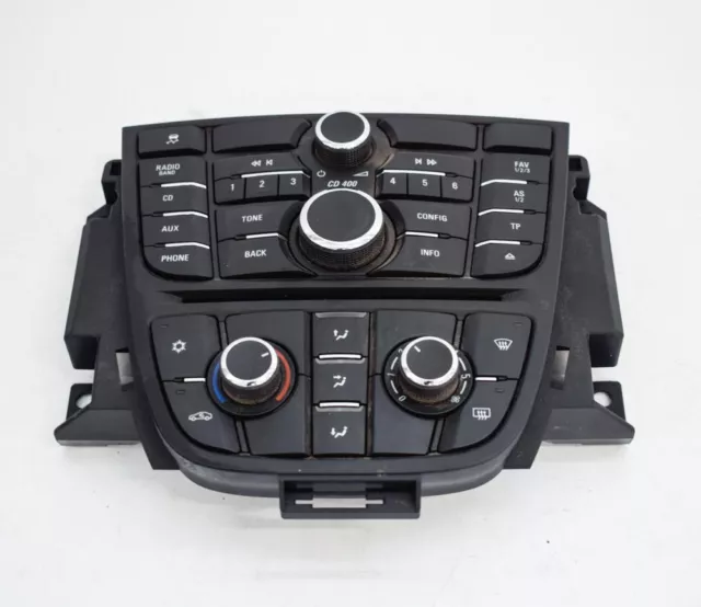 OPEL ASTRA J Unité commande audio chauffage climatique 13435154 13360091 2013