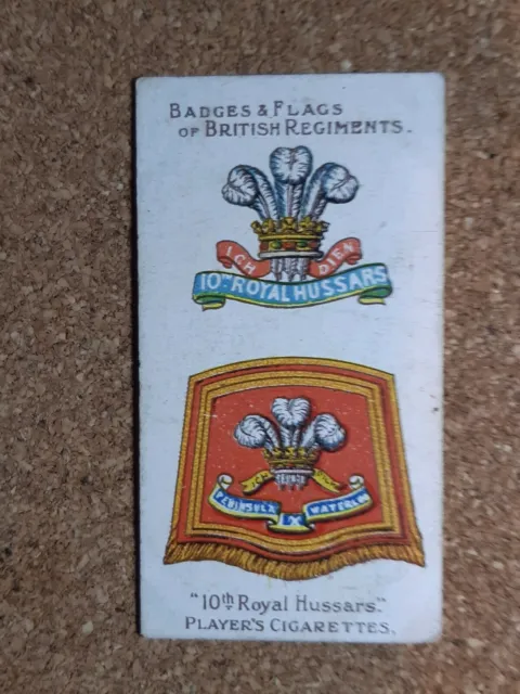 Players - Badges & Flags of British Regiments 7 - 10th Royal Hussars