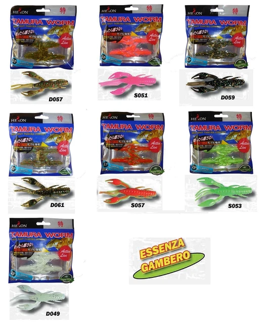 Gamberetto Artificiale Da Pesca &ndash; Esca Morbida Per Cavedano, Trota, Bass &ndash; Minnow