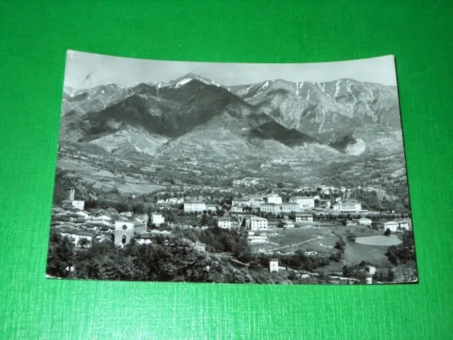 Cartolina Amatrice - Panorama con l' Istituto Maschile - Chiesa 1959