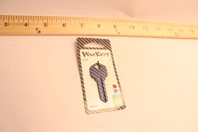 WacKeys KW1/66 Cassette F Blank Key Blue 9971280
