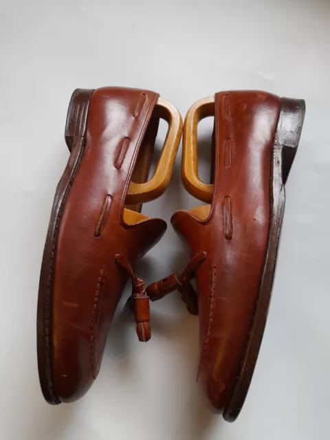 CROCKETT & JONES Leather Tassel Loafers Shoes Men's UK 6 £98.00 ...