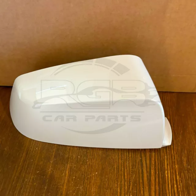 Droit Aile mirror cover pour BMW F01 F02 F07 F10 F11 F12 F13 Minérale Blanc A96