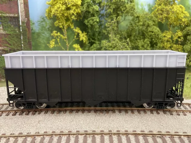 Bower 100 Ton Hopper 3D Printed Side Extension-Coke Service Hopper- HO Scale