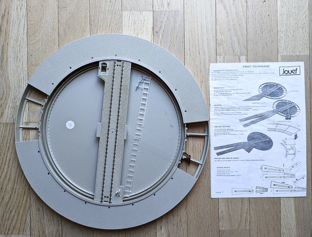 Tablier De Pont HO Vintage Jouef Avec Parapets Et Rail - Échelle HO - Occasion