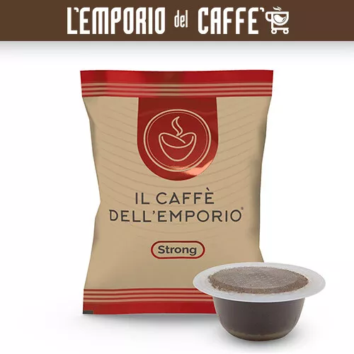 300 Kapseln Il Caffè Dell'Emporio Kompatibel Mit Bialetti Strong Rot Red