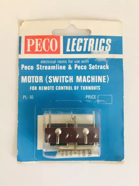 Peco Lectrics PL10 Motor (Switch Machine) for Turnouts (points) New!