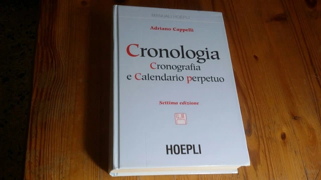 A. Cappelli, Cronologia, cronografia e calendario perpetuo - settima Ed, 11mg23