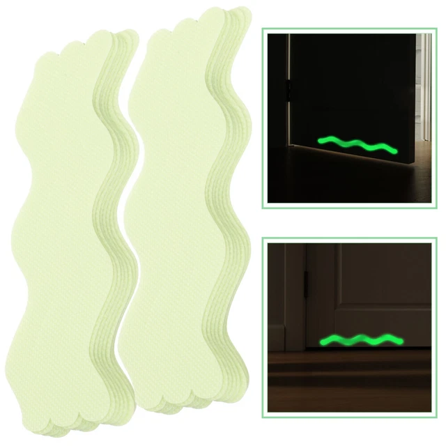 24 piezas cinta de agarre escaleras luminosas sin pegatinas pegatinas brillantes cinta adhesiva