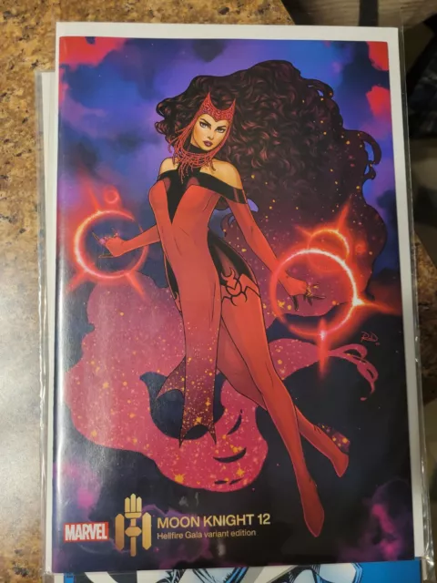 Moon Knight 12 Hellfire Gala Variant  Scarlet Witch