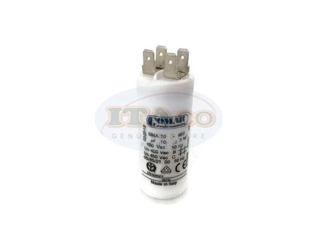 Italia Condensatore condensatore elettrolitico Comar MKA 10UF 450V 9.5 ~ 10.5UF