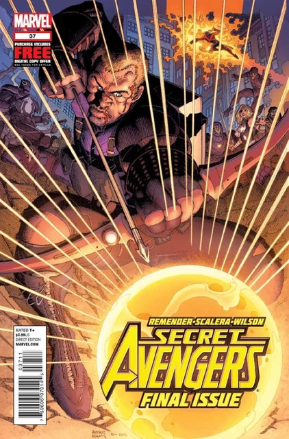 Secret Avengers #37A, Final Issue, Arthur Adams Cover, NM 9.4, 1st Print, 2013