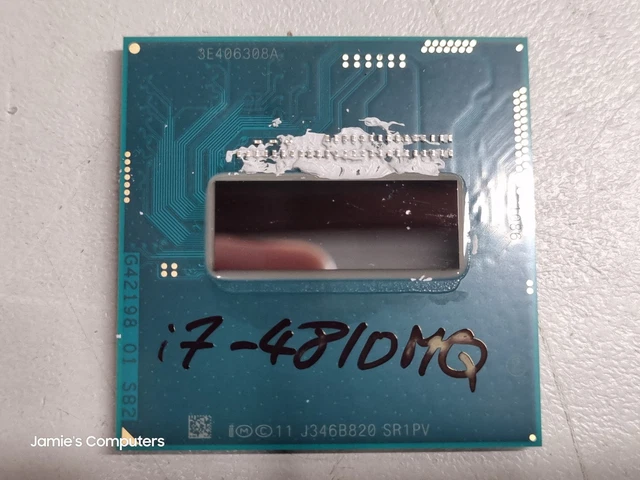 Intel Core I7-4712MQ SR1PS 2.3GHz Quad-Core FCPGA946 Laptop Processor – Tested Working