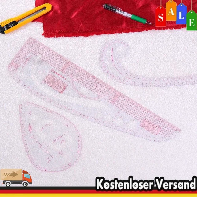 6pcs/Set DIY Multifunktions Quilting Naht nähen Patchwork Zeichnung Herrscher