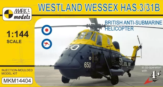 Mark I MKM144004 1/144 Westland Wessex HAS.1/HAS.31A Anti-submarine helicopter 2