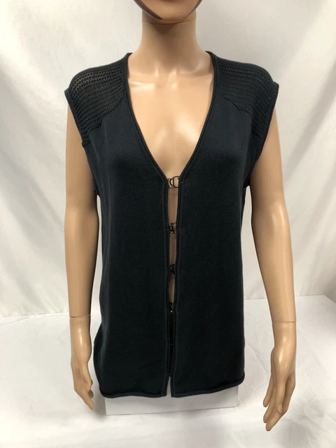 Gilet Femme Faith Connexion Taille M Noir - Neuf Avec étiquettes - Style Décontracté