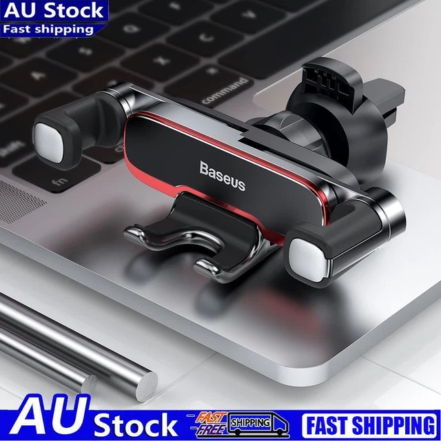 Baseus Car Phone Holder Bracket Metal Gravity Auto Air Vent Cellphone Stand