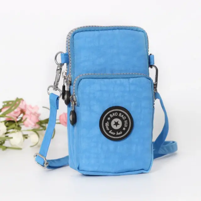 New Shoulder Bag Nylon Women Phone Messenger Purse Wallet Small Crossbody