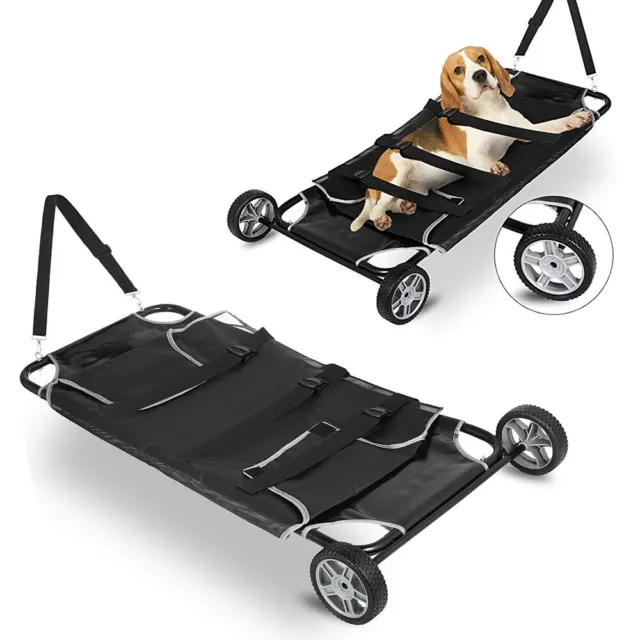 Expandable Animal Stretcher Pet Trolley For Dog/Animal/Emergency/Recovery