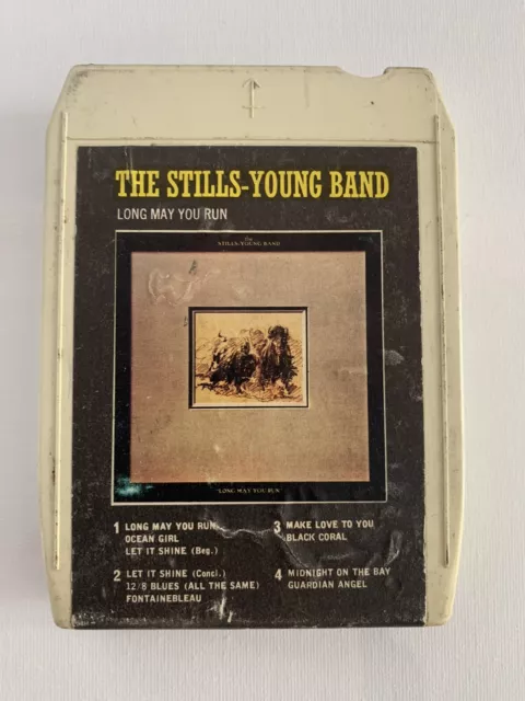 Stills Young Band - Long May You Run -  Uk 8 Track Tape 1976