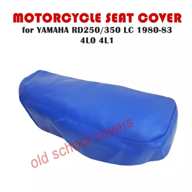 Moto Coprisedile Per Yamaha RD250LC RD350LC 1980-1983 Blu RD250 RD350