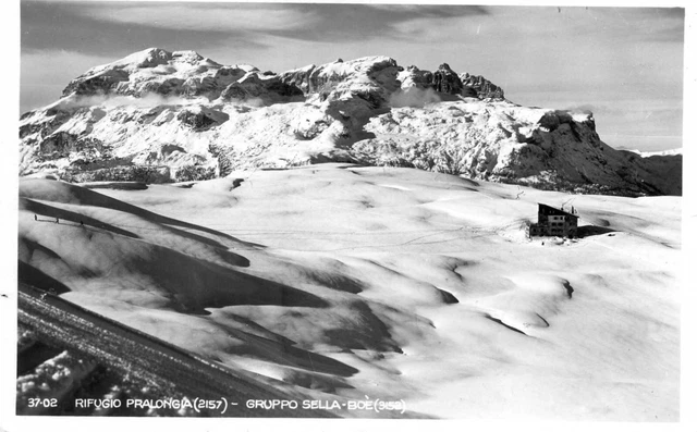 BOLZANO. Dolomiti. Rifugio PRALONGIA'. Pedraces. Vg. c/fr. 1941.