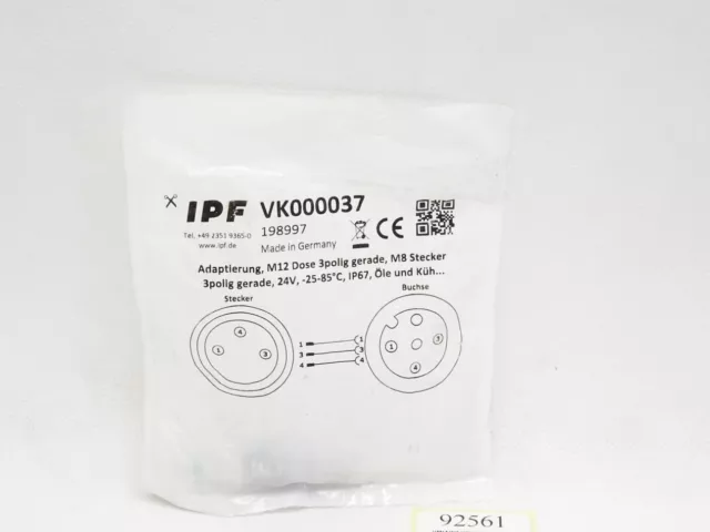 Ipf Electronique VK000037 Adaptierung Adaptateur / Neuf Emballage D'Origine