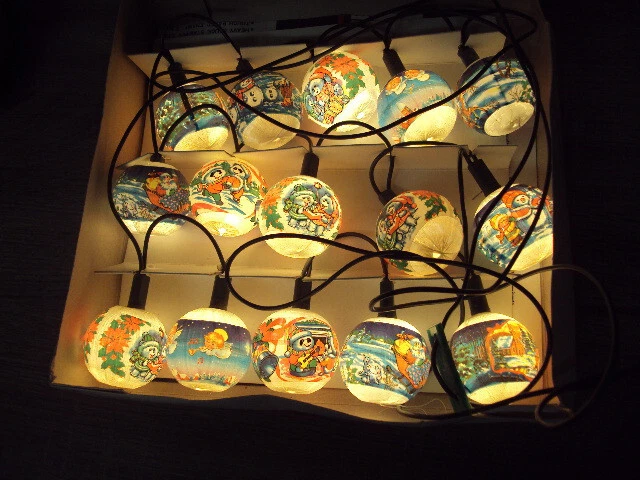 Guirlande lumineuse noël vintage 20 lampes luminions pèr à Boulogne Sur Mer | Clasf maison-jardin