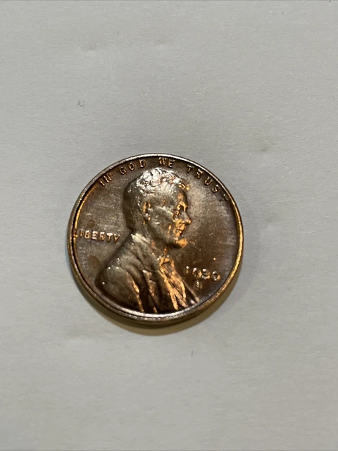 1930-S Lincoln Wheat Penny Cent Uncirculated (red) BU
