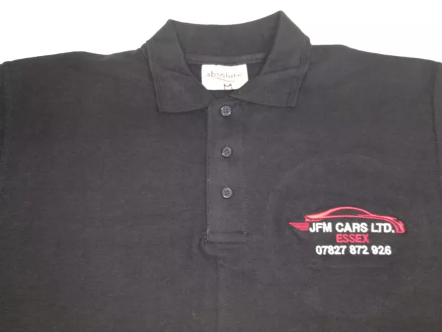 Personalisiertes besticktes Poloshirt AUTO SERVICE Arbeitskleidung LOGO 2