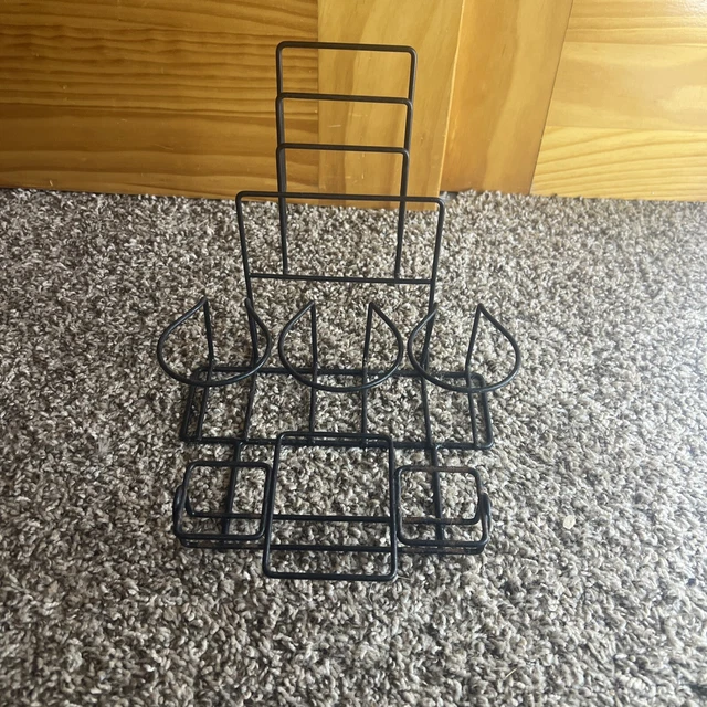 Metal Wire Restaurant Condiment Menu Holder Table Caddy Salt Pepper Sweeteners