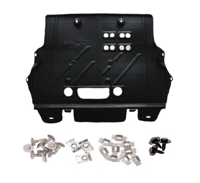 Cache Protection Sous Moteur Pour Peugeot Partner 2008- - Clips + Plaque - NEUF BLIC