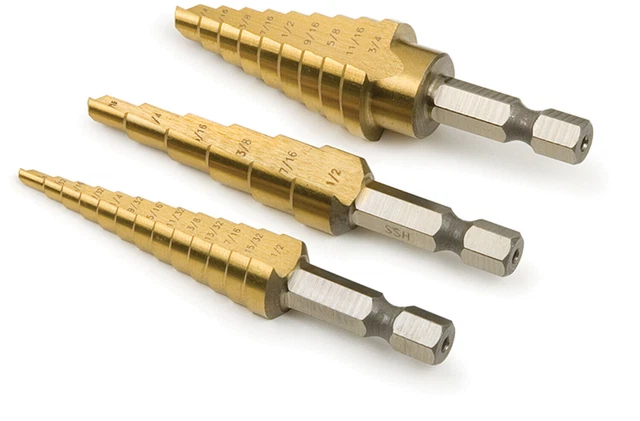 Step Drill Bit Set, 3 pc TTN-16503