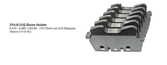 514-9-31Q Stone holder (require 514-9-4G) fits Rottler H85A H86A H87A set 6 pcs