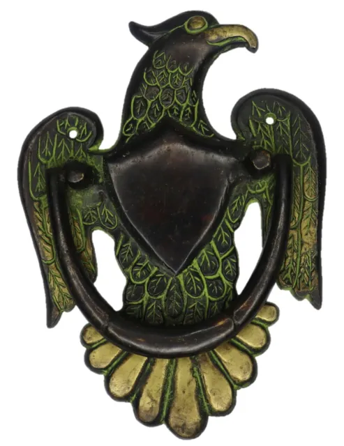 Big Eagle Shape Antique Style Handcrafted Brass Door Bell Knocker Gate Pull Knob