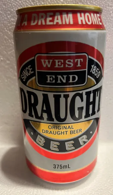 COLLECTIBLE WEST END DRAUGHT WIN A DREAM HOME  375mL BEER CAN