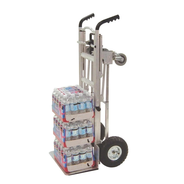 4 Wheel Heavy Duty Hand Truck 800lb Capacity 3-In-1 Folding Cart/Dolly Platform 4 Wheel Heavy Duty Hand Truck 800lb Capacity 3-In-1 Folding Cart/Dolly Platform